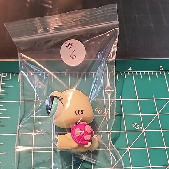 LPS 1597 Turtle Pink Shell Scenery 2008 Hasbro Littlest Pet Shop - Picture 6 of 6